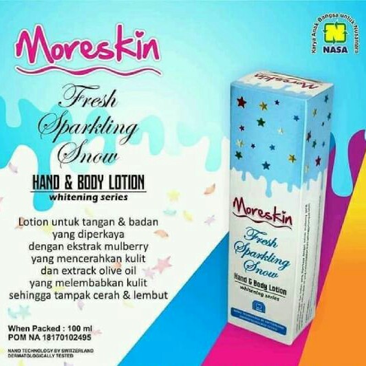 MORESKIN HAND AND BODY LOTION SPARKLING SNOW