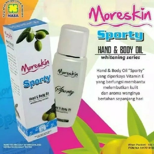 MORESKIN SPORTY HANDBODY OIL NASA