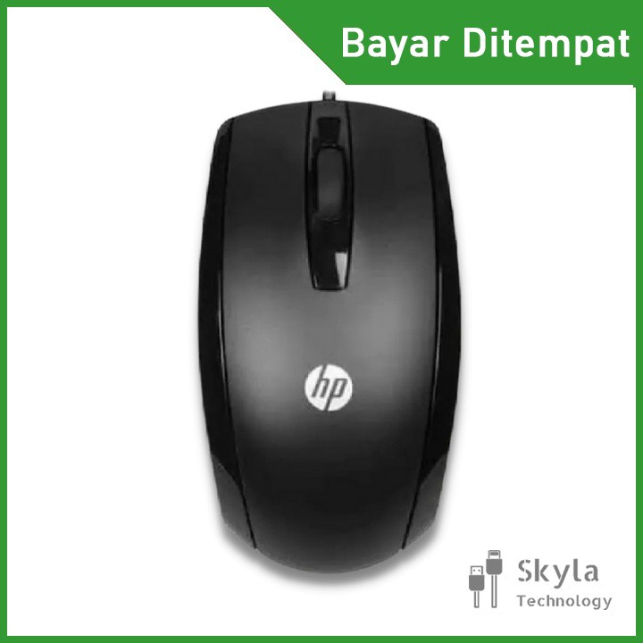MOUSE HP X500 WIRED USB - KIT