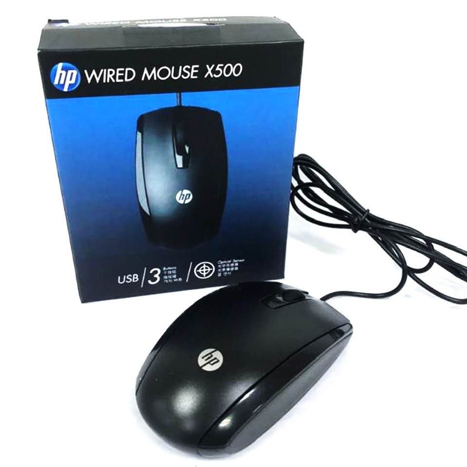 MOUSE HP X500 WIRED USB - KIT 3