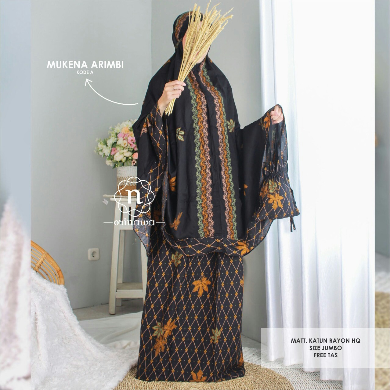 MUKENA MUKENA MOTIF BATIK MERK ARIMBI PER UNIT 2