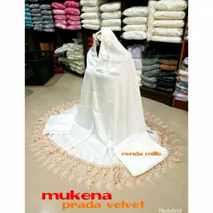 MUKENA PRADA VELVET Embos 3