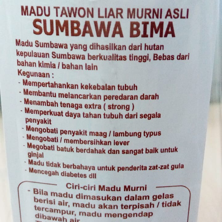 Madu Asli SUMBAWA  5