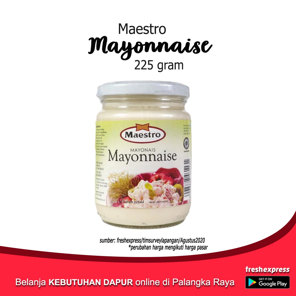 Maestro Mayonnaise 225 Gram