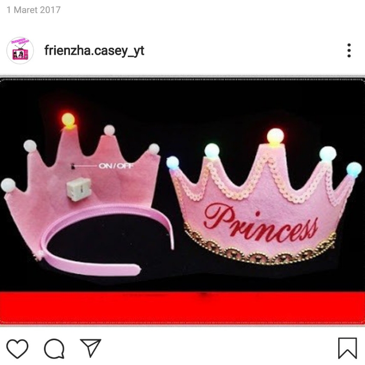 Mahkota Ulang Tahun Princess Dan King