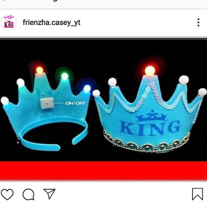 Mahkota Ulang Tahun Princess Dan King 2
