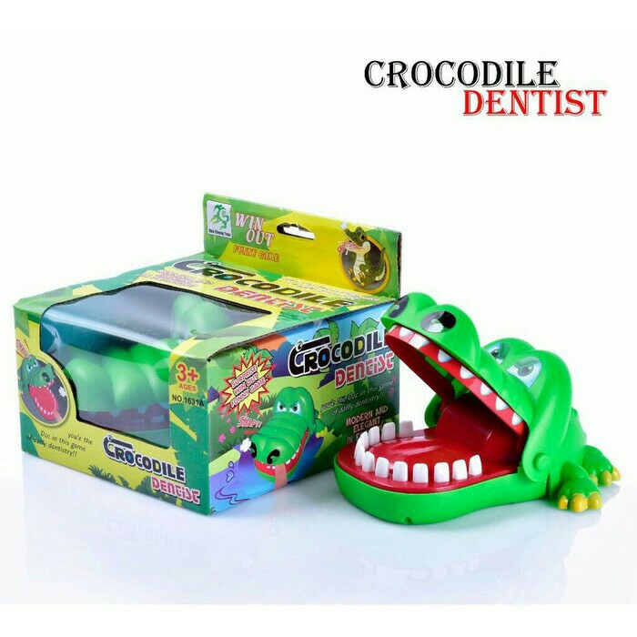 Mainan Anak Crocodille Dentist Game - Mainan Gigit Buaya