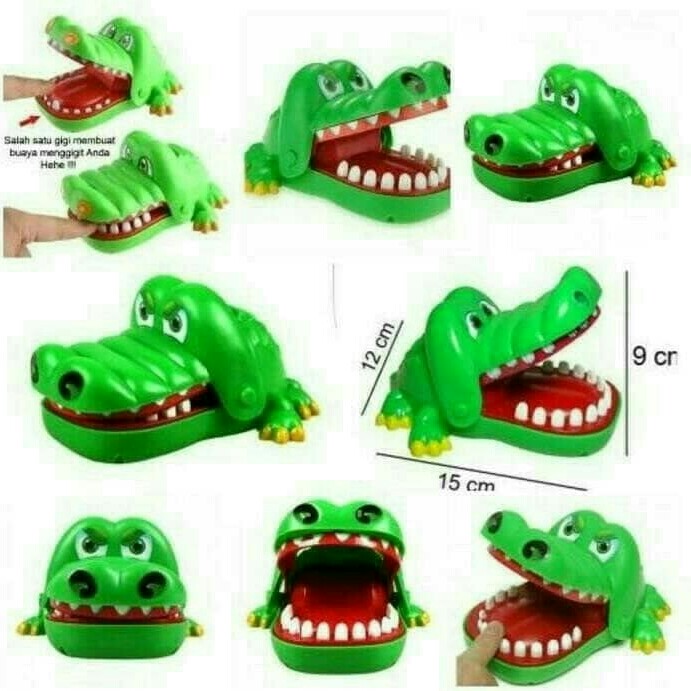 Mainan Anak Crocodille Dentist Game - Mainan Gigit Buaya 4