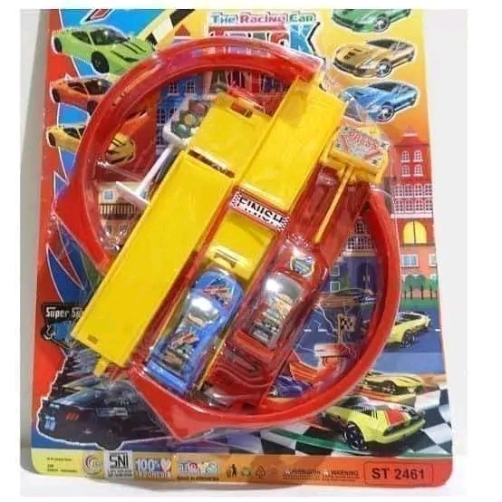 Mainan Anak Mobil Track Balap Set Racing Car Track Attack ST2561