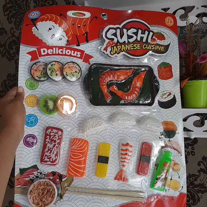 Mainan Edukasi Sushi Food