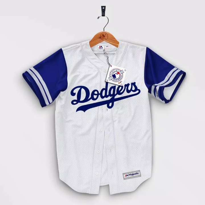 Majestic - Baju Baseball Dodgers Unisex