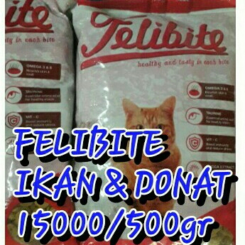 Makanan Kucing FELIBITE Ikan Dan Donat