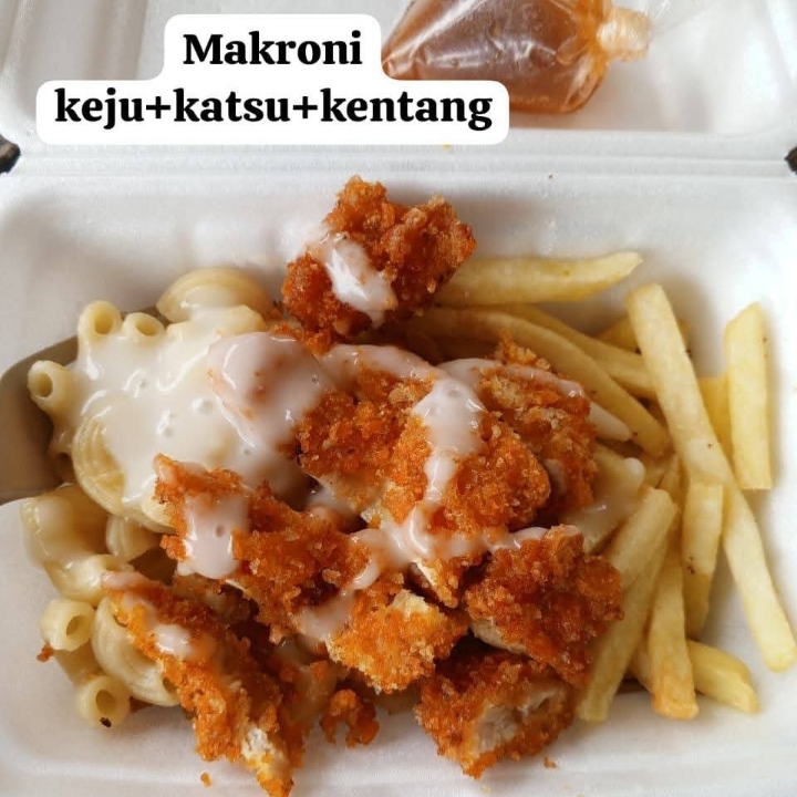 Makaroni Keju Katsu Kentang
