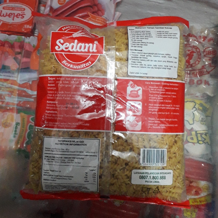 Makaroni Sedani Spiral 2