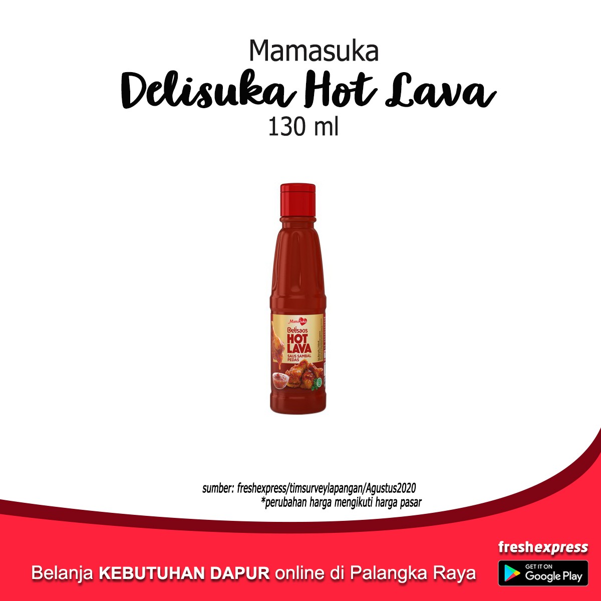 Mamasuka Delisuka Hot Lava 130 Ml