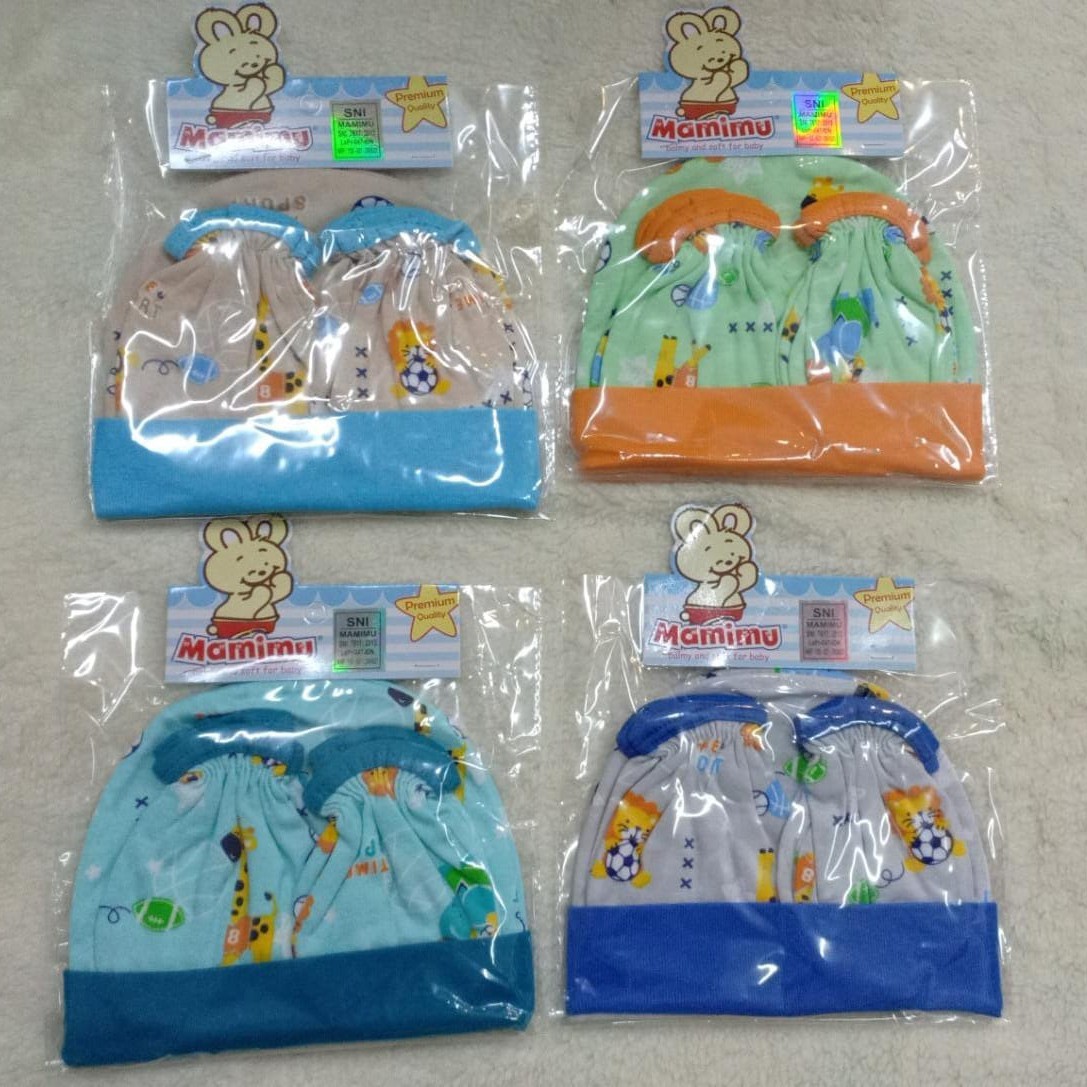 Mamimu Topi Set Sarung Kaki Dan Sarung Tangan 2
