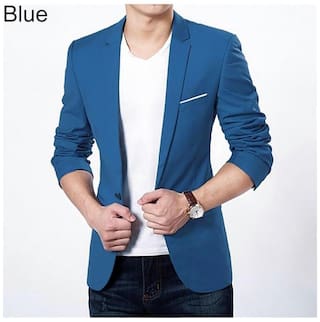 Man Blazer Blue slim fit