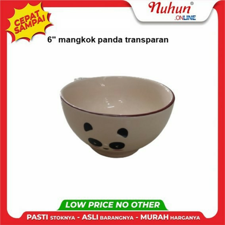 Mangkok Panda Transparan 