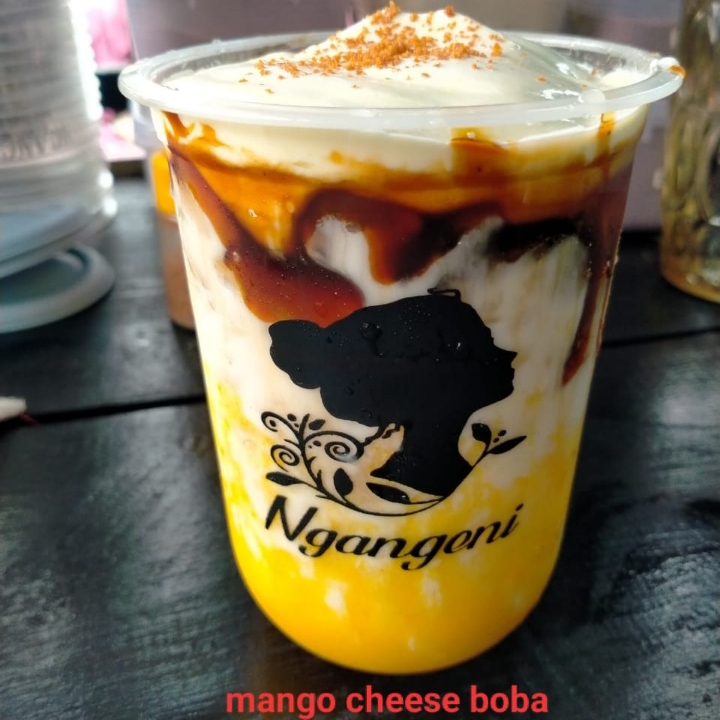 Mango Cheese Boba