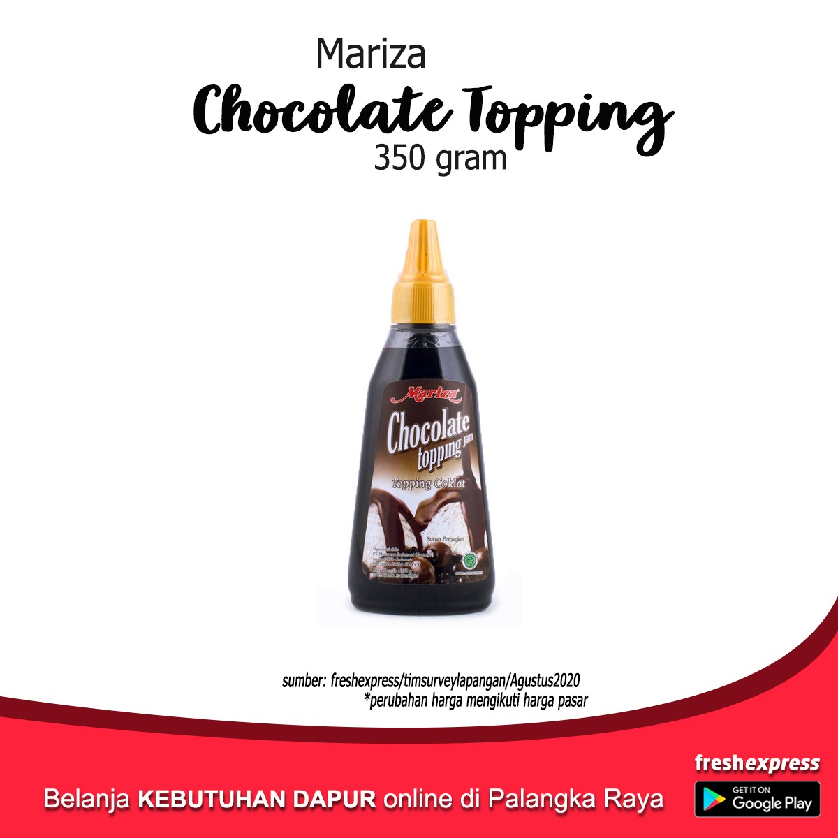 Mariza Chocolate Topping 350 Gram