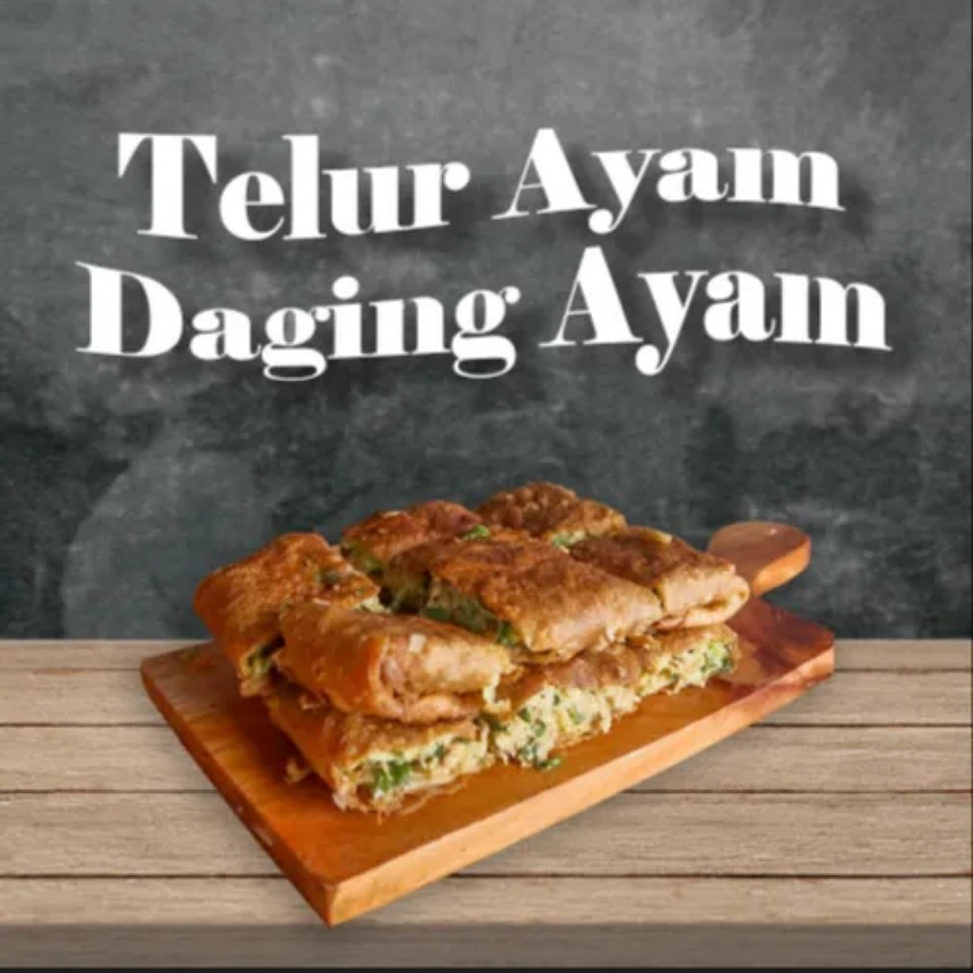 Martabak Asin 3 Telur Ayam Daging Ayam