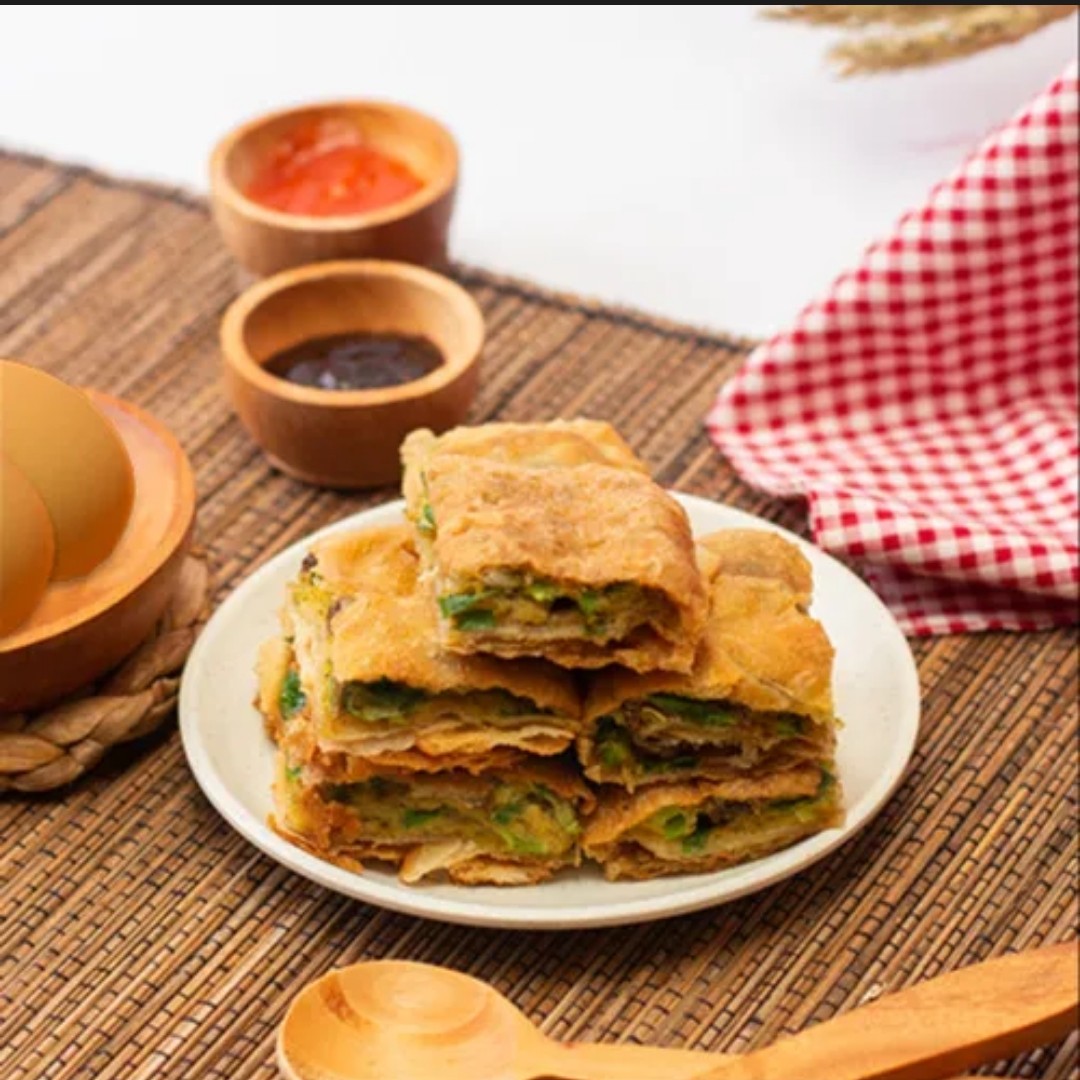 Martabak Asin 3 Telur Ayam Daging Sapi