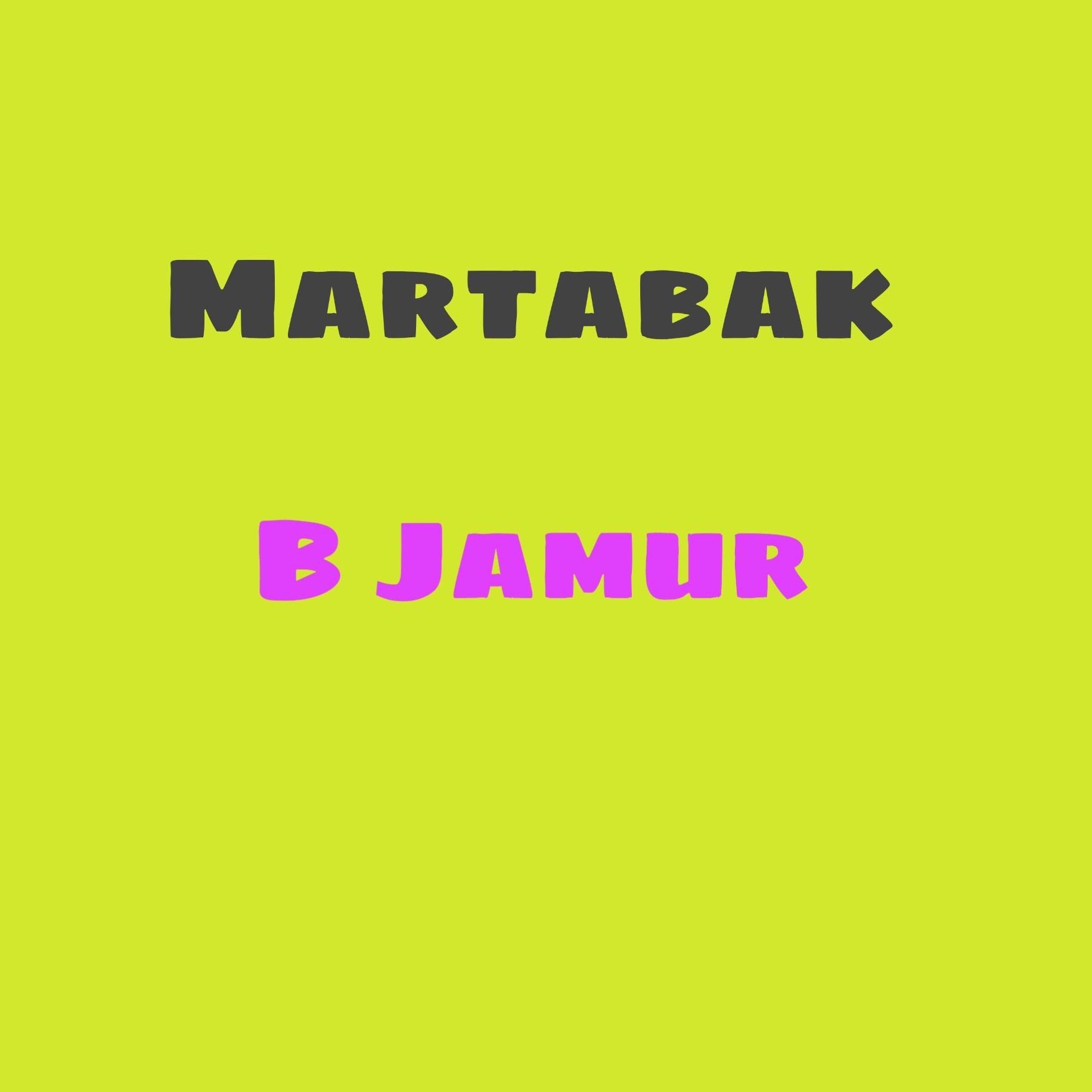 Martabak B Jamur
