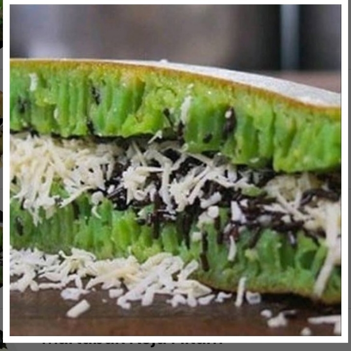 Martabak Coklat Keju Pandan