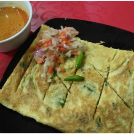 Martabak India Telur Bebek Dan Daging Kari