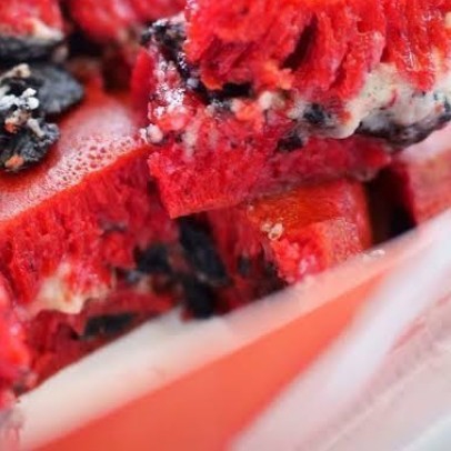 Martabak Red Velvet Ketan Susu