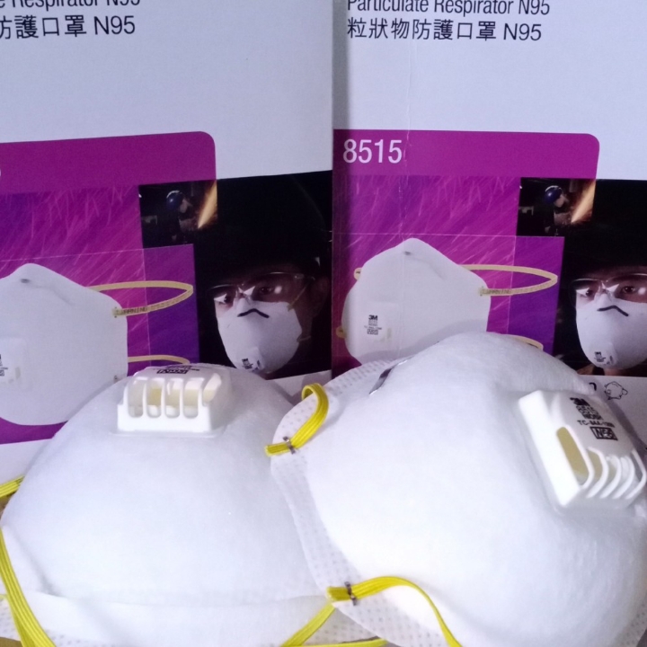 Masker 3M 8515 standar N95 Respirator Particulate 1pcs 