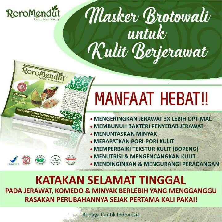 Masker Brotowali Roromendut