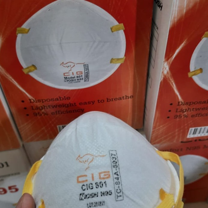 Masker CIG 801 N95 Niosh 1pcs 2