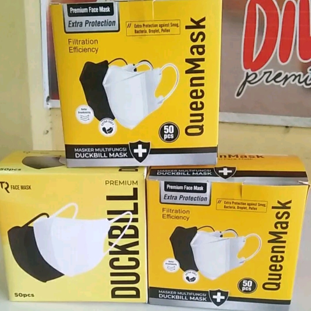 Masker Duckbill By Queenmask Putih