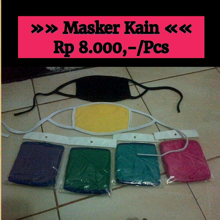 Masker Kain Polos