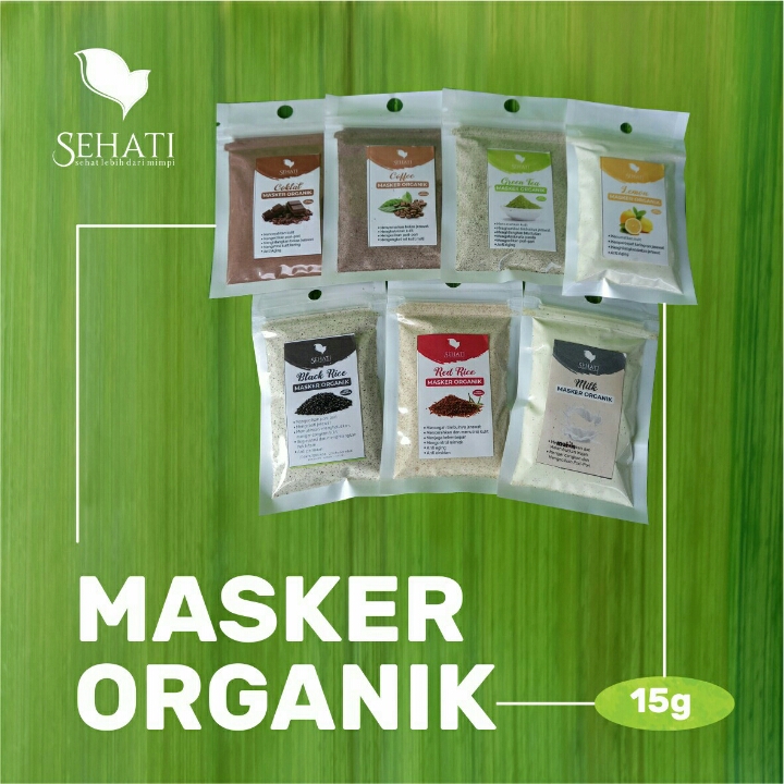 Masker Organik Sehati Isi 15 Gram