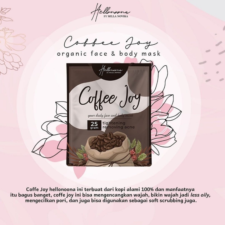 Masker Organik Varian Coffee Joy