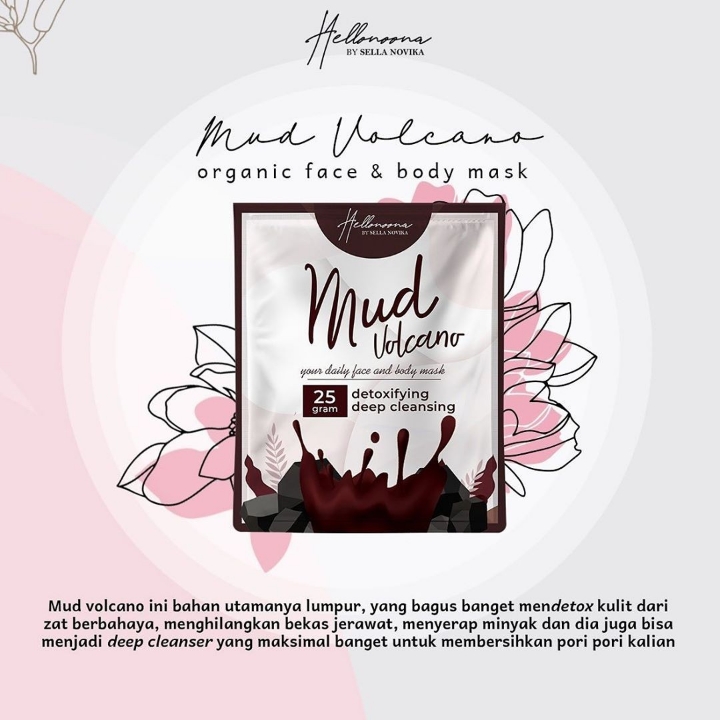Masker Organik Varian Mud Volcano