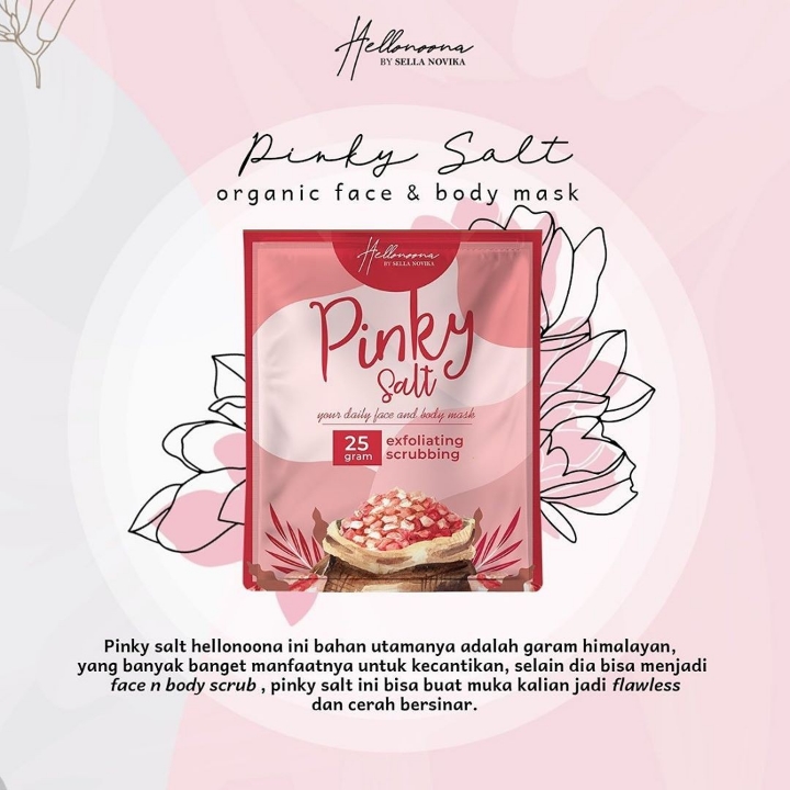 Masker Organik Varian Pinky Salt