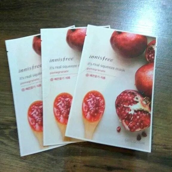 Masker Pomegranate Facial Mask Innisfree