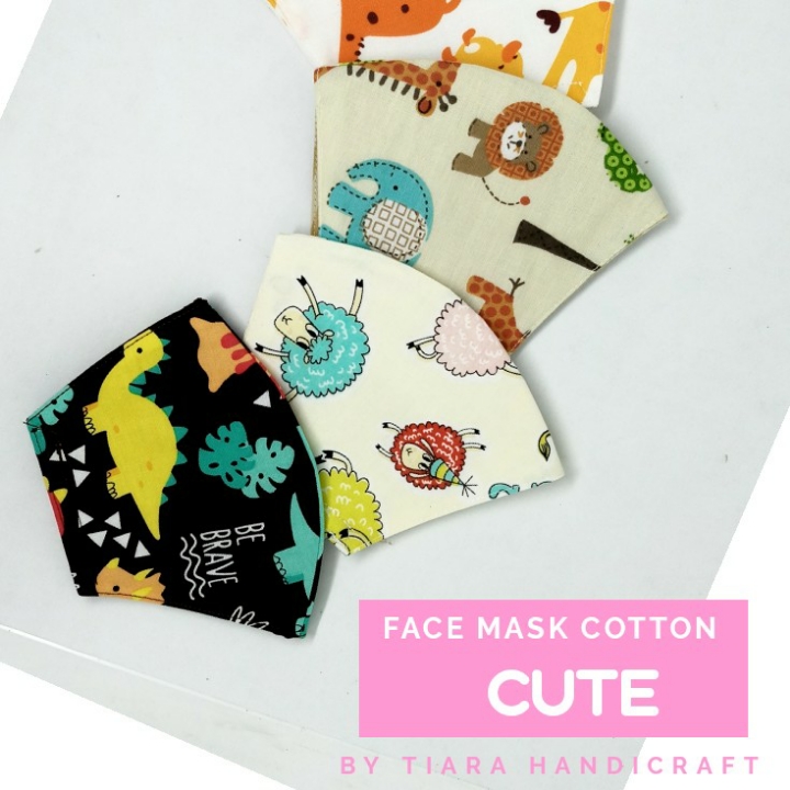 Masker Scuba Halus Katun 3ply 2