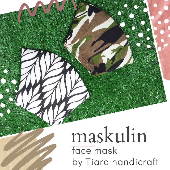 Masker Scuba Halus Katun 3ply 3