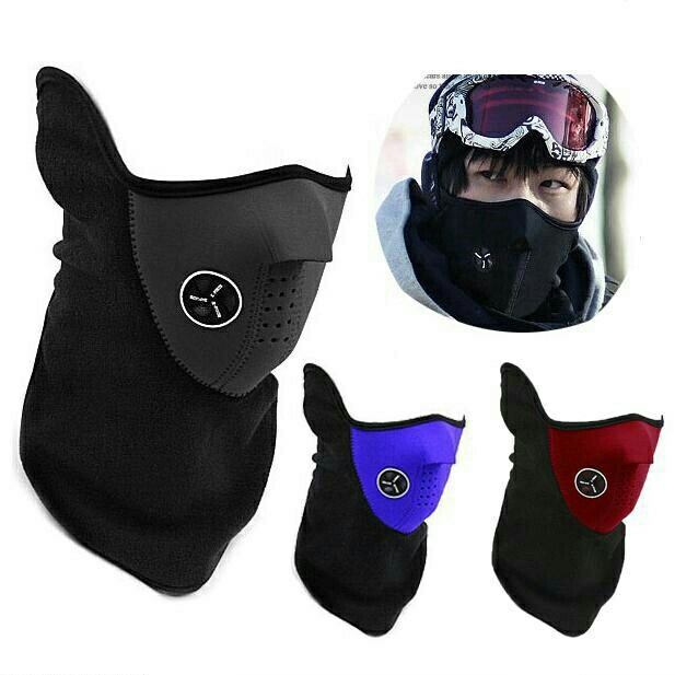 Masker Ski-Motor Setengah Wajah 