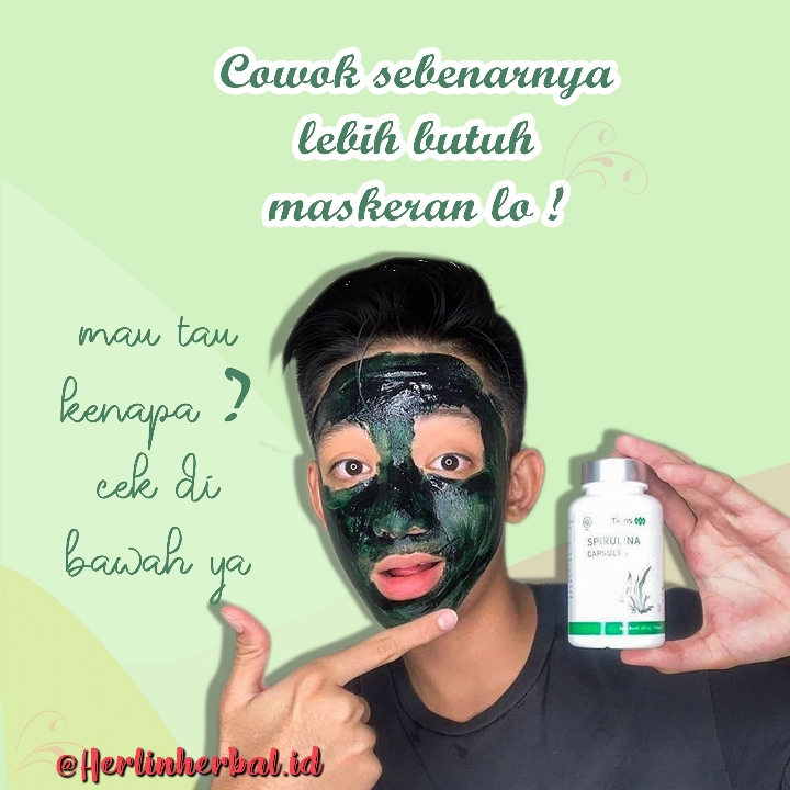 Masker Spirulina Tiens Grade A 3