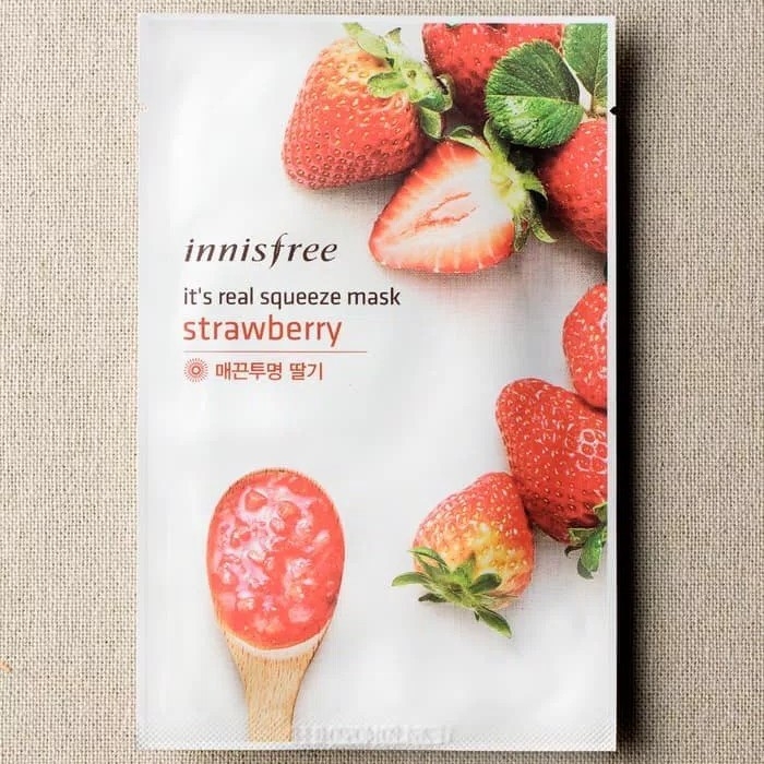 Masker Strawberry Innisfree Facial Mask