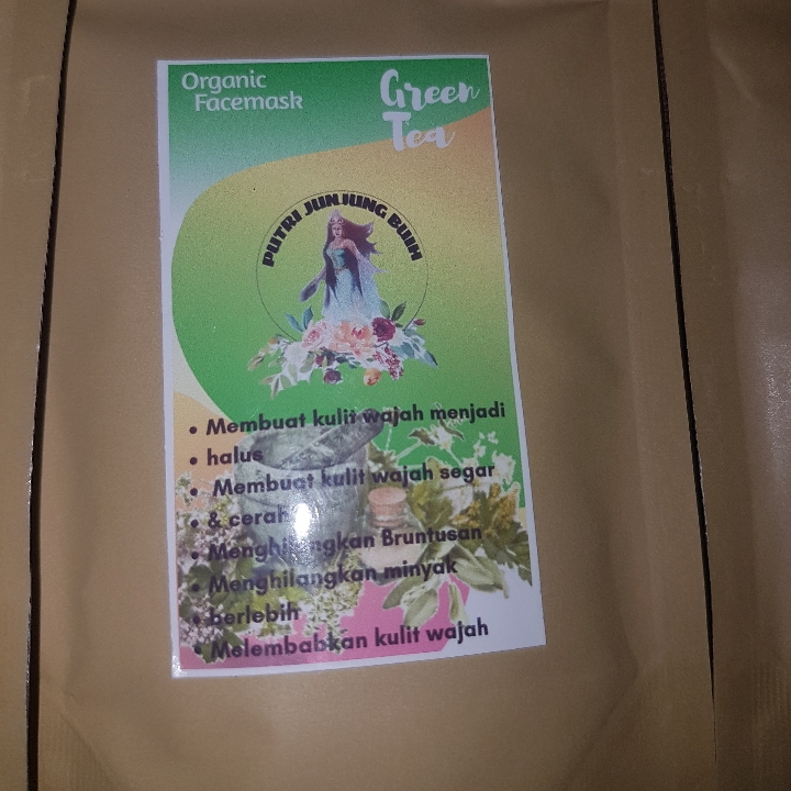 Masker Wajah Organik Putri Junjung Buih