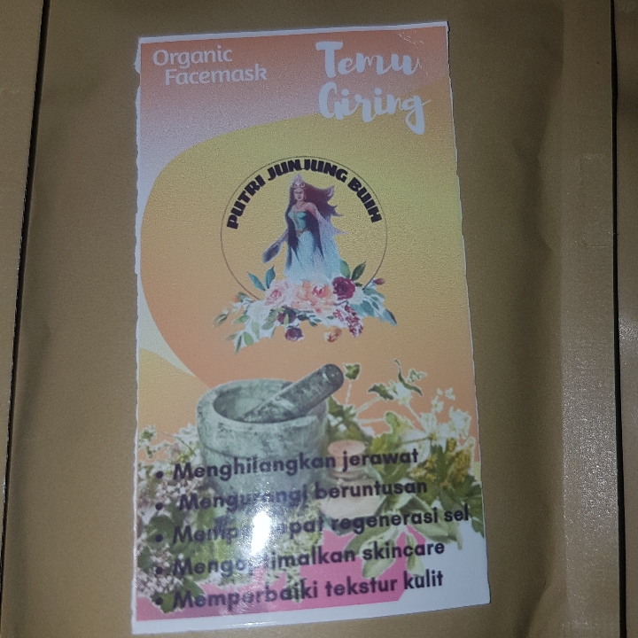 Masker Wajah Organik Putri Junjung Buih