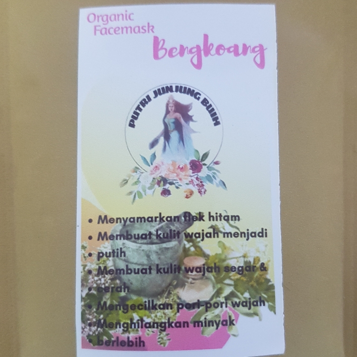 Masker Wajah Organik Putri Junjung Buih