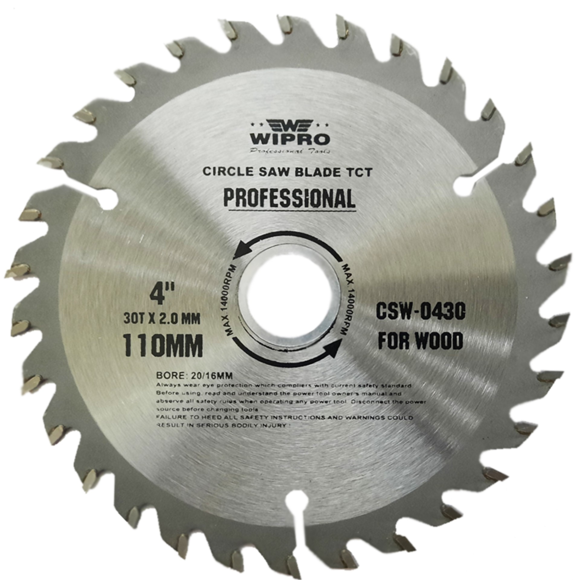 Mata Pisau Circular Saw TCT Wipro CSW-0430 2
