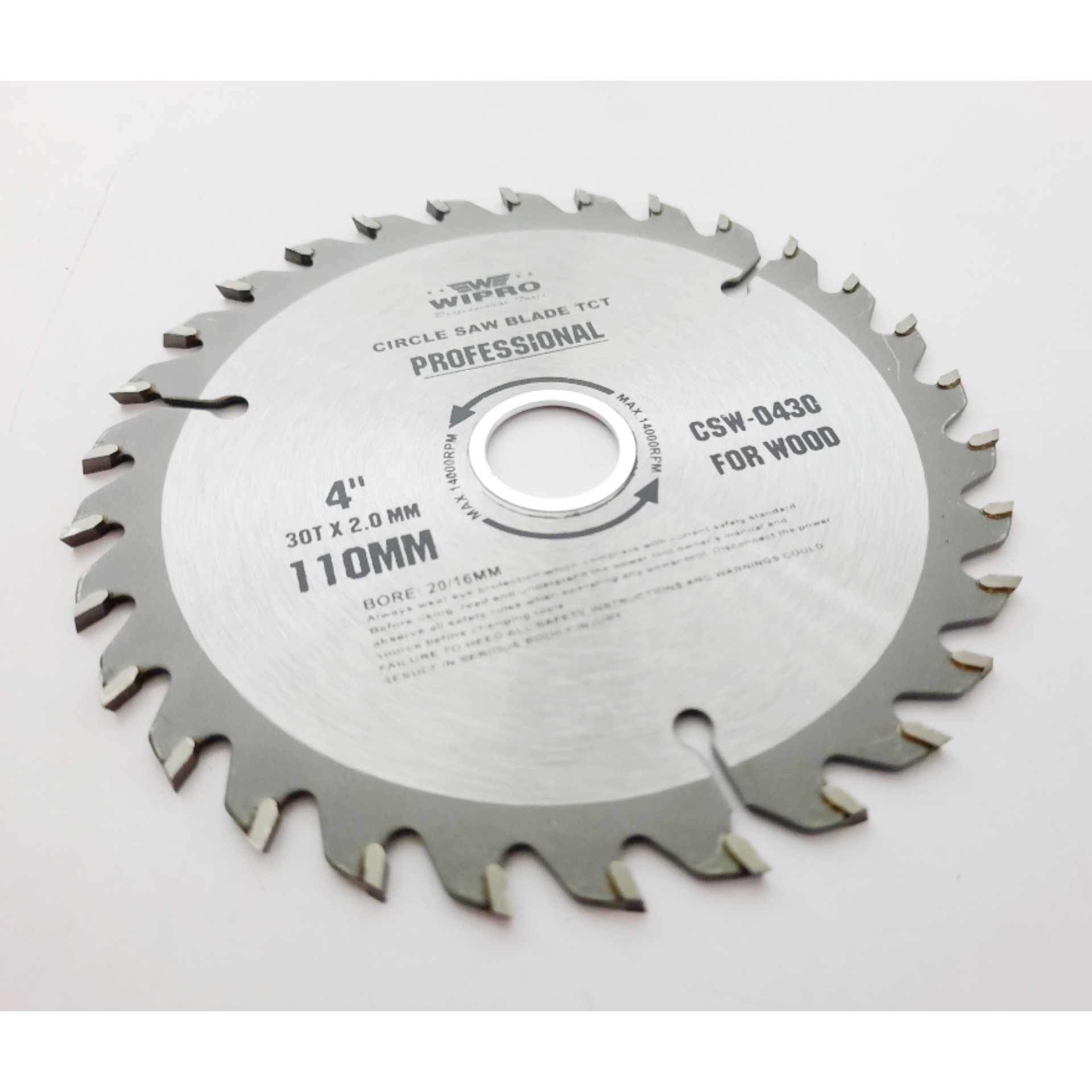 Mata Pisau Circular Saw TCT Wipro CSW-0430 3